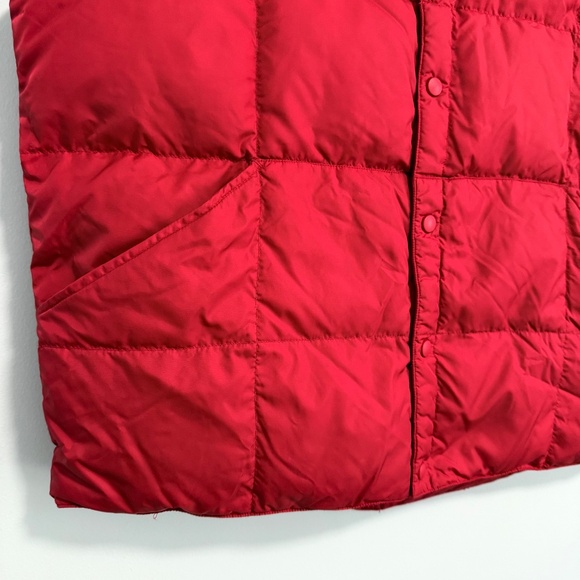 Lands’ End Men’s Goose Down Red Vest Size XL - Picture 3 of 10